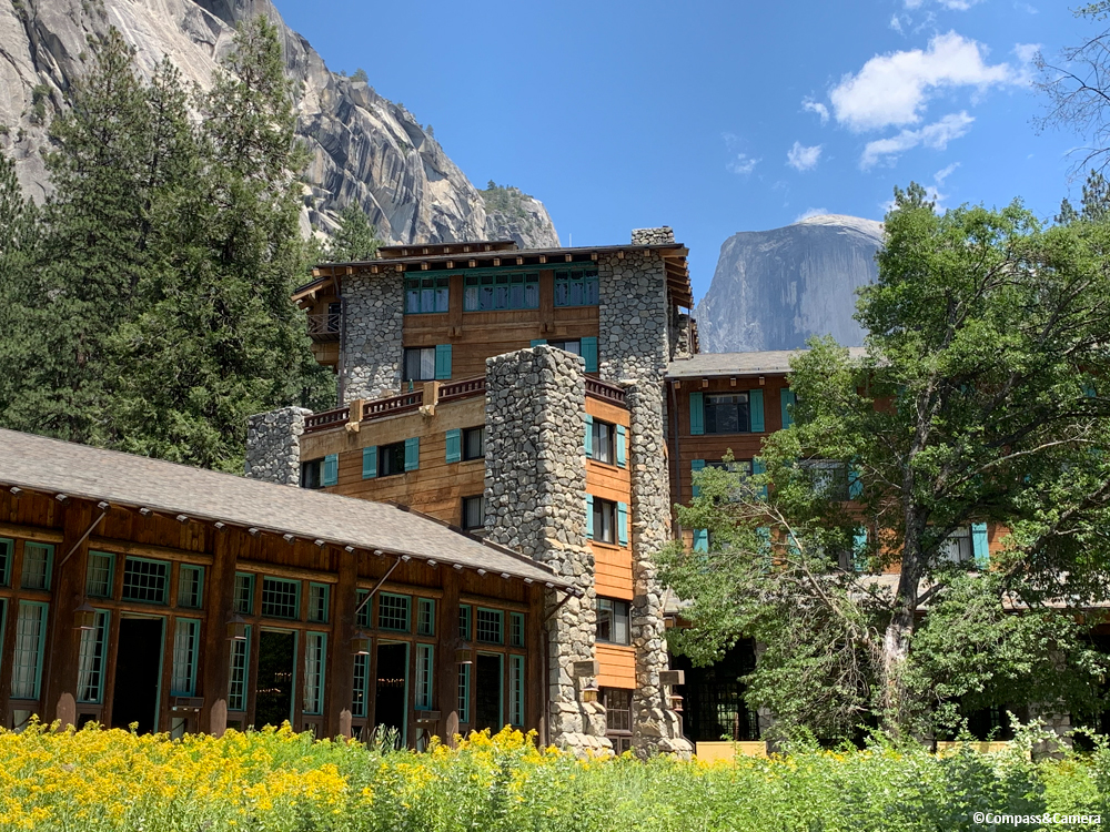 The Ahwahnee Hotel and Half Dome